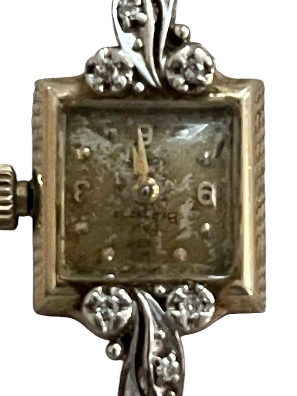 Vintage Bennett 14 K Gold/Diamond  Women's  Watch
